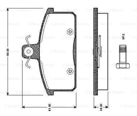 BOSCH 0 986 TB2 503 Brake...