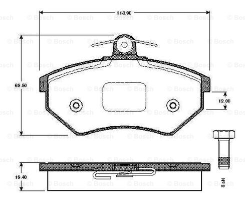 BOSCH 0 986 TB2 505 Brake...