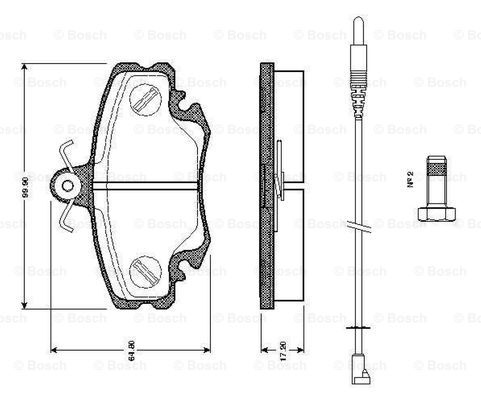 BOSCH 0 986 TB2 513 Brake...