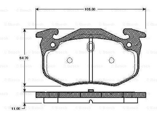 BOSCH 0 986 TB2 515 Brake...