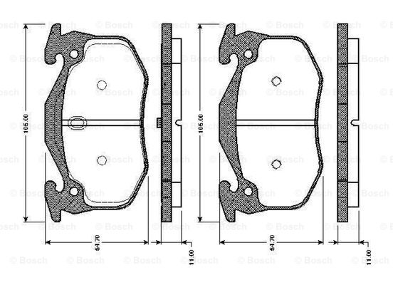 BOSCH 0 986 TB2 518 Brake...