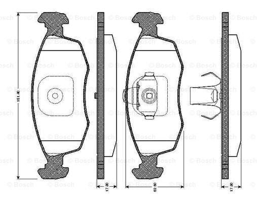 BOSCH 0 986 TB2 539 Brake...