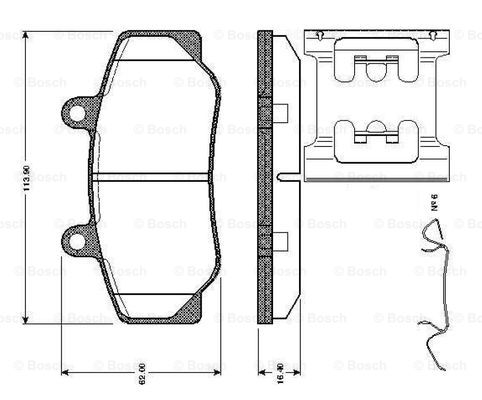 BOSCH 0 986 TB2 542 Brake...