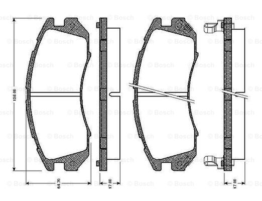 BOSCH 0 986 TB2 548 Brake...