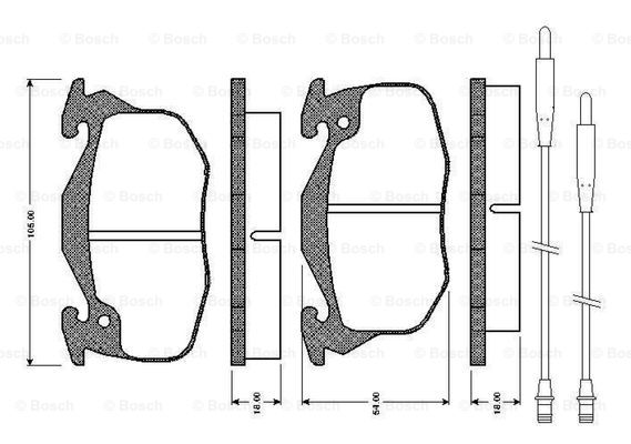 BOSCH 0 986 TB2 550 Brake...