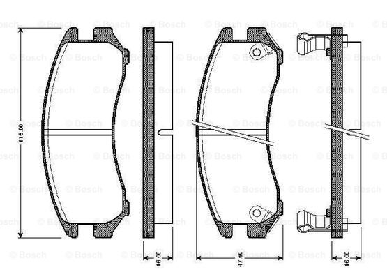 BOSCH 0 986 TB2 566 Brake...