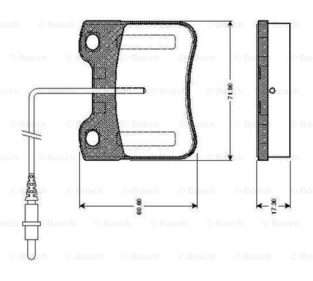 BOSCH 0 986 TB2 582 Brake...