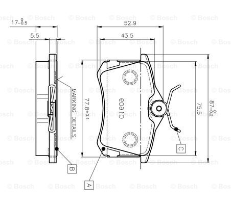 BOSCH 0 986 TB2 591 Brake...