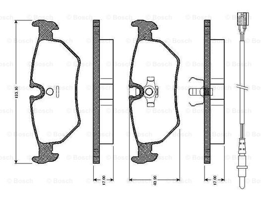 BOSCH 0 986 TB2 593 Brake...