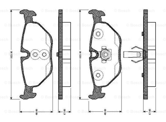 BOSCH 0 986 TB2 594 Brake...