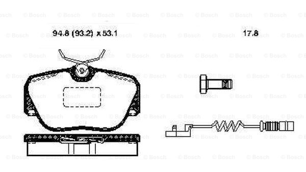 BOSCH 0 986 TB2 609 Brake...