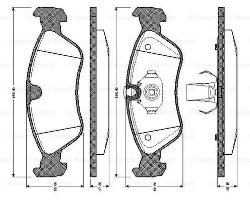 BOSCH 0 986 TB2 612 Brake...