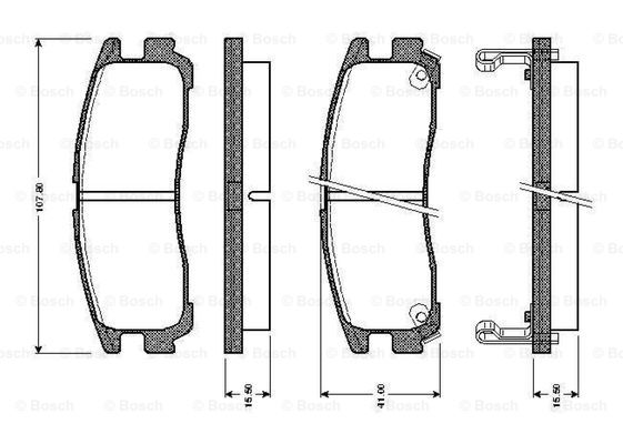 BOSCH 0 986 TB2 615 Brake...