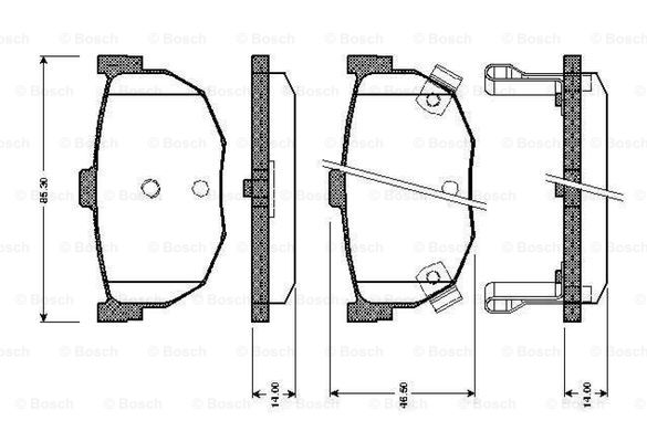 BOSCH 0 986 TB2 618 Brake...