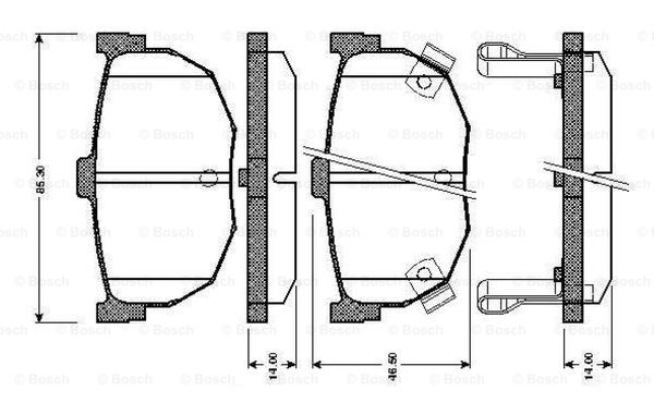 BOSCH 0 986 TB2 619 Brake...