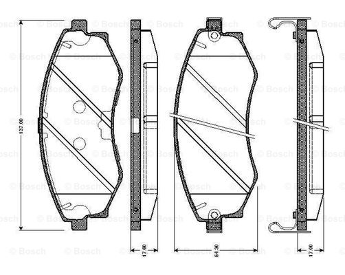 BOSCH 0 986 TB2 634 Brake...