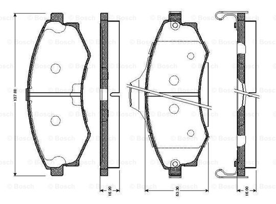 BOSCH 0 986 TB2 636 Brake...