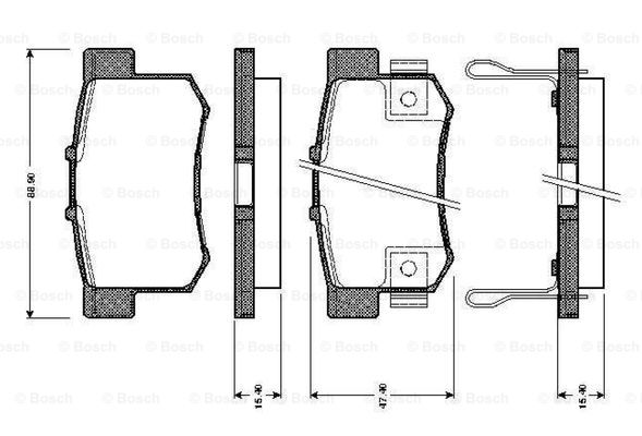 BOSCH 0 986 TB2 637 Brake...