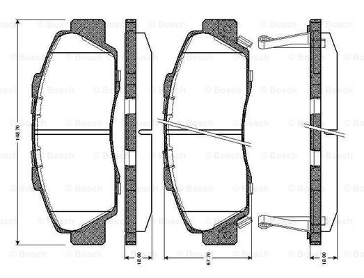 BOSCH 0 986 TB2 649 Brake...