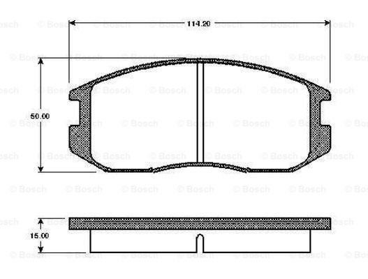 BOSCH 0 986 TB2 650 Brake...