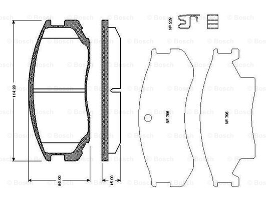 BOSCH 0 986 TB2 651 Brake...