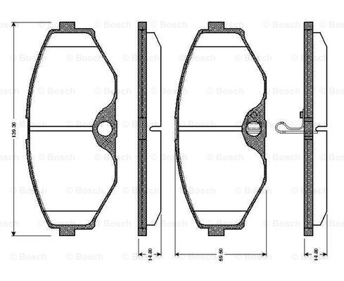 BOSCH 0 986 TB2 660 Brake...