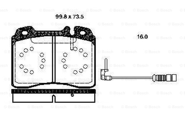 BOSCH 0 986 TB2 663 Brake...