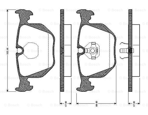 BOSCH 0 986 TB2 665 Brake...