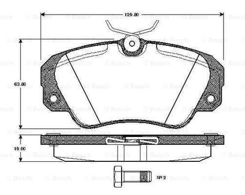 BOSCH 0 986 TB2 666 Brake...