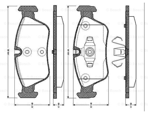 BOSCH 0 986 TB2 668 Brake...