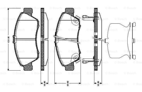 BOSCH 0 986 TB2 686 Brake...