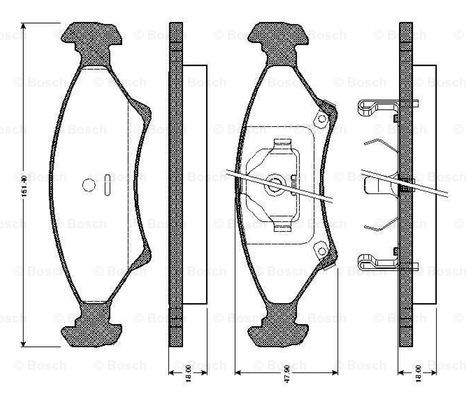 BOSCH 0 986 TB2 716 Brake...