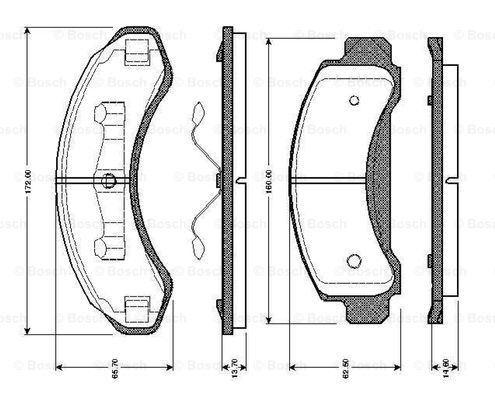 BOSCH 0 986 TB2 728 Brake...