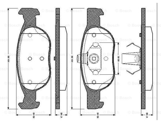 BOSCH 0 986 TB2 731 Brake...