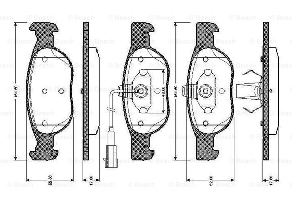 BOSCH 0 986 TB2 732 Brake...