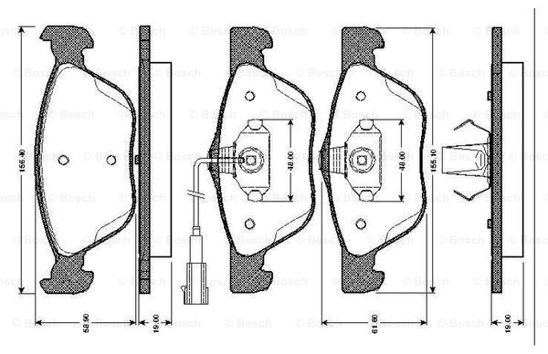 BOSCH 0 986 TB2 733 Brake...