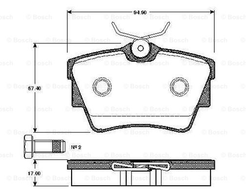 BOSCH 0 986 TB2 737 Brake...