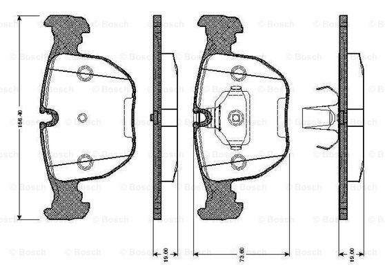 BOSCH 0 986 TB2 743 Brake...