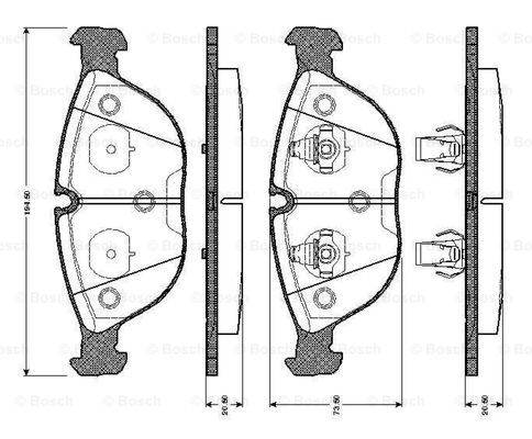 BOSCH 0 986 TB2 744 Brake...