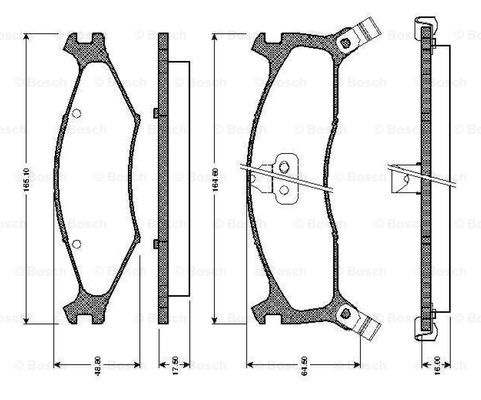 BOSCH 0 986 TB2 747 Brake...