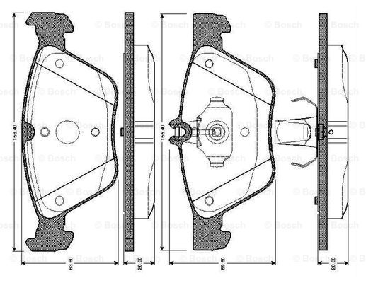 BOSCH 0 986 TB2 748 Brake...