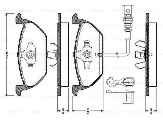 BOSCH 0 986 TB2 756 Brake...