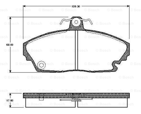 BOSCH 0 986 TB2 758 Brake...