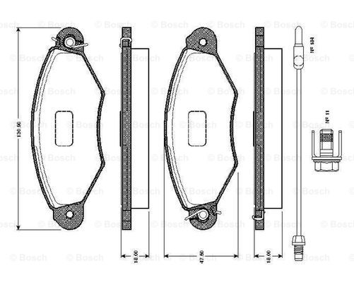 BOSCH 0 986 TB2 761 Brake...