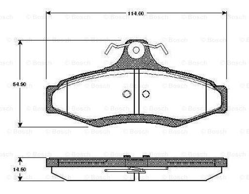 BOSCH 0 986 TB2 762 Brake...