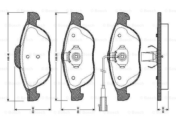 BOSCH 0 986 TB2 767 Brake...