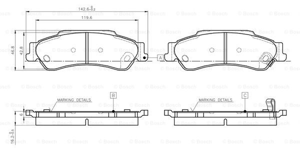 BOSCH 0 986 TB2 769 Brake...