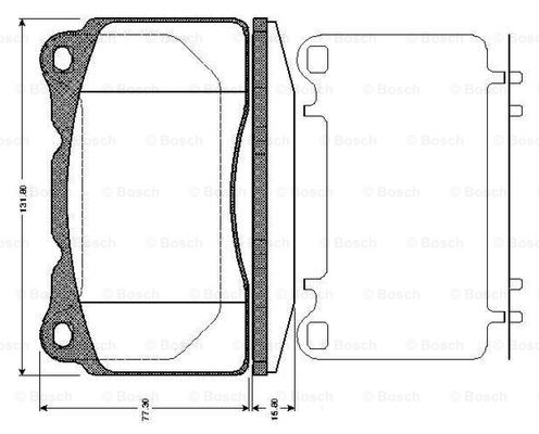 BOSCH 0 986 TB2 770 Brake...