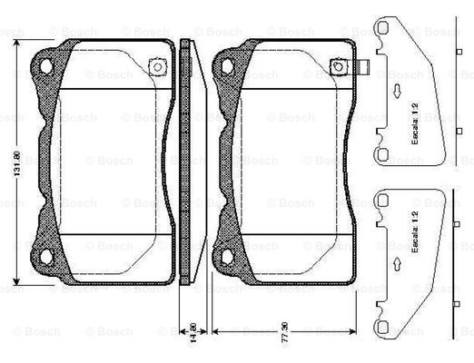 BOSCH 0 986 TB2 773 Brake...