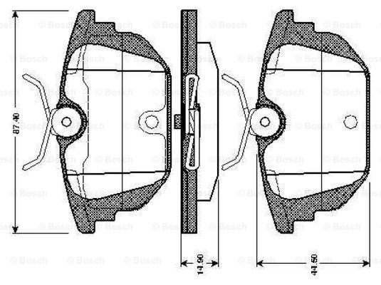 BOSCH 0 986 TB2 780 Brake...